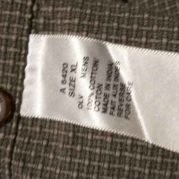 Woolrich men's size XL 100% cotton medium weight long sleeve shirt - Picture 6 of 8